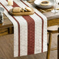 Artoid Mode Caramel Rustic Woven Table Runner 12x108 Inch | Holiday Farmhouse by ArtoidMode