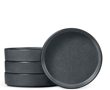 E-far Pasta Bowls Set of 4, 35oz Large Stoneware Bowl Plates | Reactive Glaze by E-far