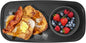 madesmart dipware Small Serving Plate, Stackable & Removable Dip Bowl for Salsa, Queso, Salad, Olives, Dishwasher & Microwave Safe, Multipurpose Plate & Bowl, Carbon