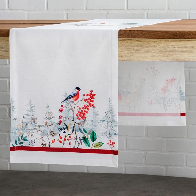 Maison d' Hermine Table Runner 100% Cotton 14.50" x 48" | Table Runners 48 - Image 8