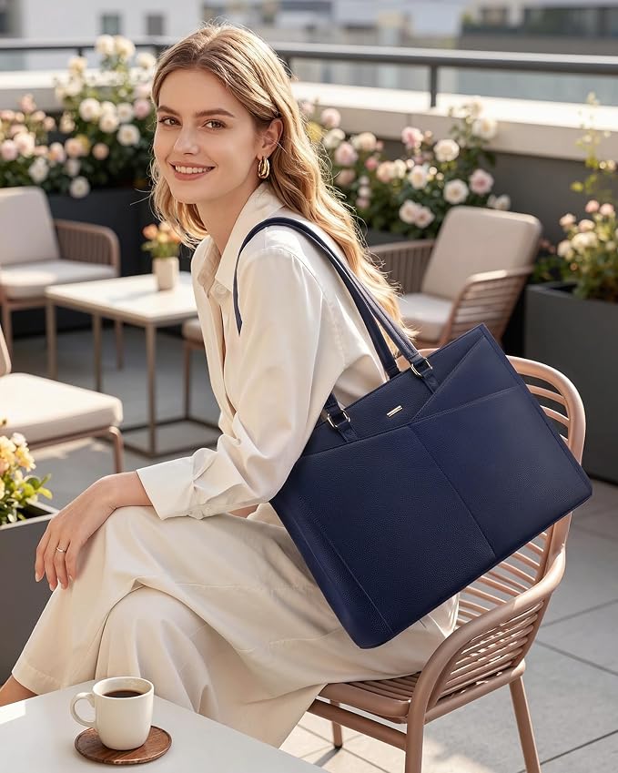 LOVEVOOK Lunch Tote Bag for Women, 3 in 1 Work Bag - Image 2