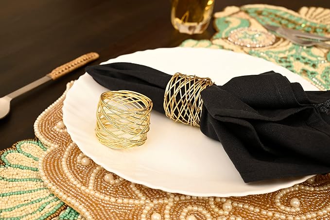 12-Piece Napkin Rings - Image 7