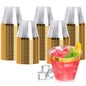 Goodluck 200PCS 9oz Gold Plastic Cups by GoodLuck