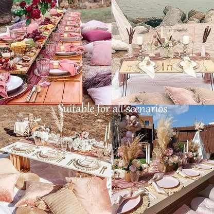 Cheesecloth Table Runner Boho Table Runner 13.3FT Long Vintage Rustic Dusty - Image 6