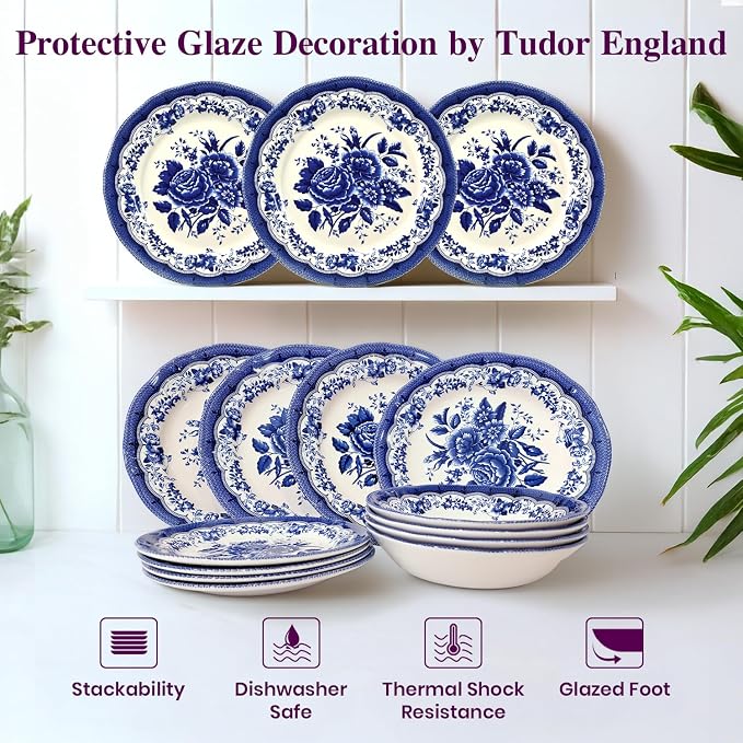 12-Piece Porcelain Dinnerware Set - Image 5
