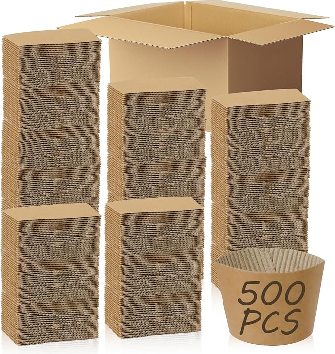 500 Pcs Coffee Sleeves, Recyclable Cup Sleeve by Unknown