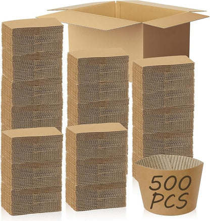 500 Pcs Coffee Sleeves, Recyclable Cup Sleeve by Unknown