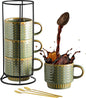 Miamolo Stackable Coffee Mugs Set of 4 by Miamolo