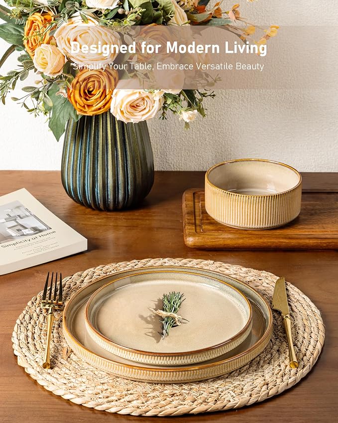 GBHOME Stoneware Dinnerware Sets - Image 2