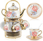 Zhehao 20 Pcs Porcelain Tea Set by Zhehao
