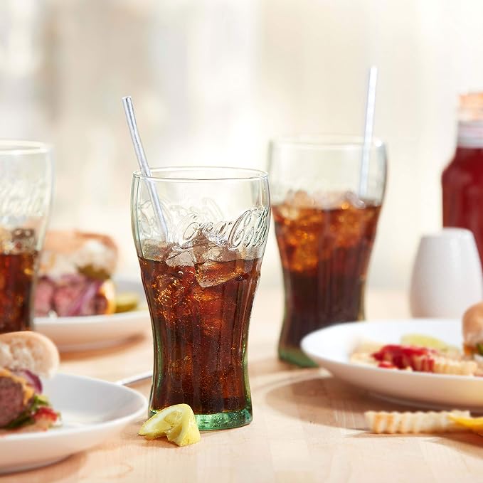Libbey Coca-Cola Tumbler Glasses - Image 2