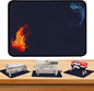 Blue 25x19.5 Inch Heat Resistant Mat for Outdoor Grill Table, Fireproof Under Blackstone Griddle & Air Fryer Mat, Protects Table & Grill