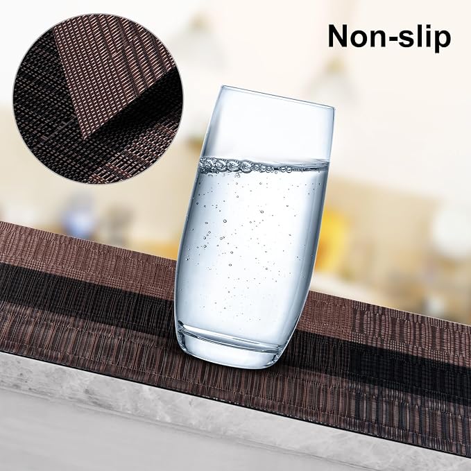 Aofmee Placemats, Heat Resistant Place Mats Set of 6, Washable PVC Table Mats - Image 4