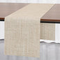 Myir JUN Beige Table Runner Home Decor Dining Table Runners | Vinyl Table by MyirJUN