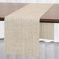 Myir JUN Beige Table Runner Home Decor Dining Table Runners | Vinyl Table by MyirJUN