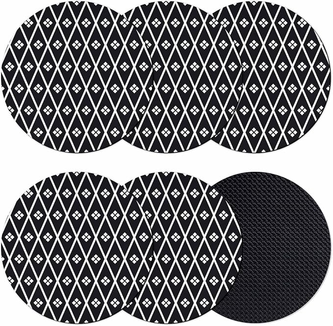 Minimalist Art Coasters Set of 6, Absorbent Coasters by Unknown