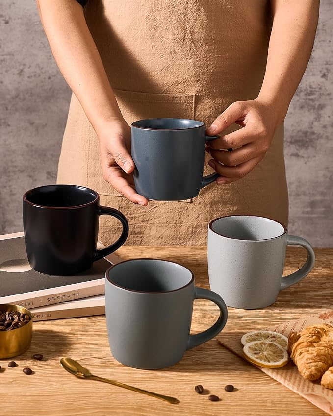 famiware Mercury Coffee Mugs 13 oz, Coffee Mugs Set of 4 - Image 3