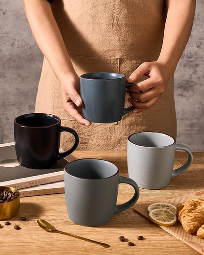 famiware Mercury Coffee Mugs 13 oz, Coffee Mugs Set of 4 - Image 3