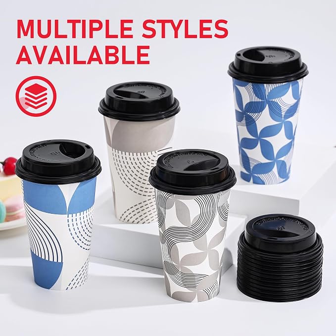 16 oz Disposable Paper Coffee Cups - Image 8