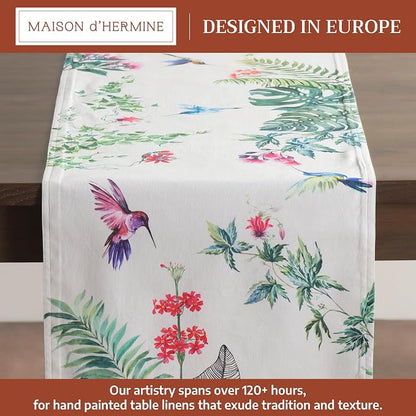 Maison d' Hermine Table Runner 100% Cotton 14.50" x 108" | Table Runners 108 - Image 2