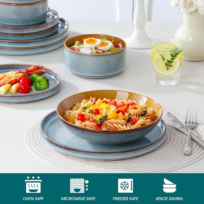 ONION Ceramic Plates and Bowls Sets - Image 5