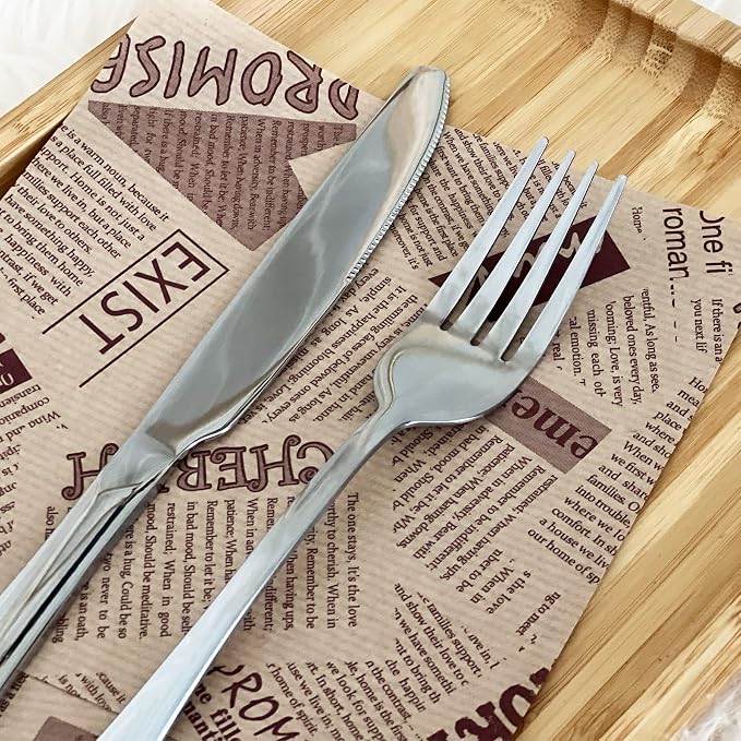 SANTUO 16 Piece Silverware Set - Image 4