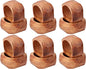 CLEENTABLE Wooden Napkin Rings Set of 12 Fall Decor for Home Square Acacia Wood Napkin Holders for Dining Table Wood Napkin Ring Rustic Table Décor for Weddings, Parties, Everyday Use (Brown)
