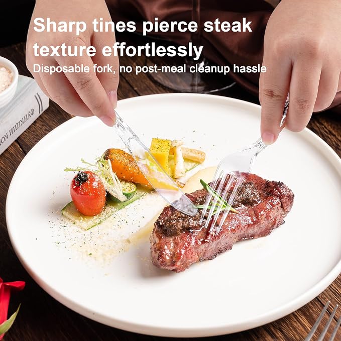 Pleafind 360 Count Plastic Silverware - Image 5