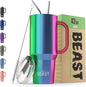 Beast 42 oz Tumbler with Handle Stainless Steel Vacuum Insulated Coffee Ice Cup by GreensSteel
