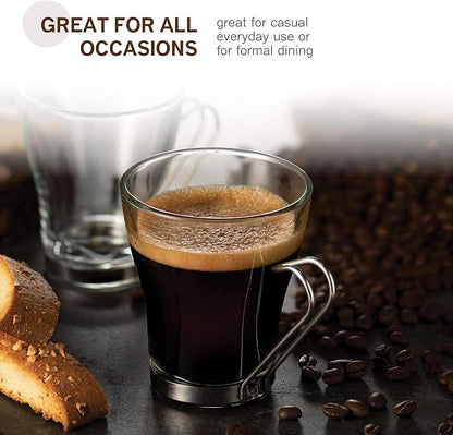 Bormioli Rocco Oslo 7.5 oz. Cappuccino Tempered Glass Cup - Image 8