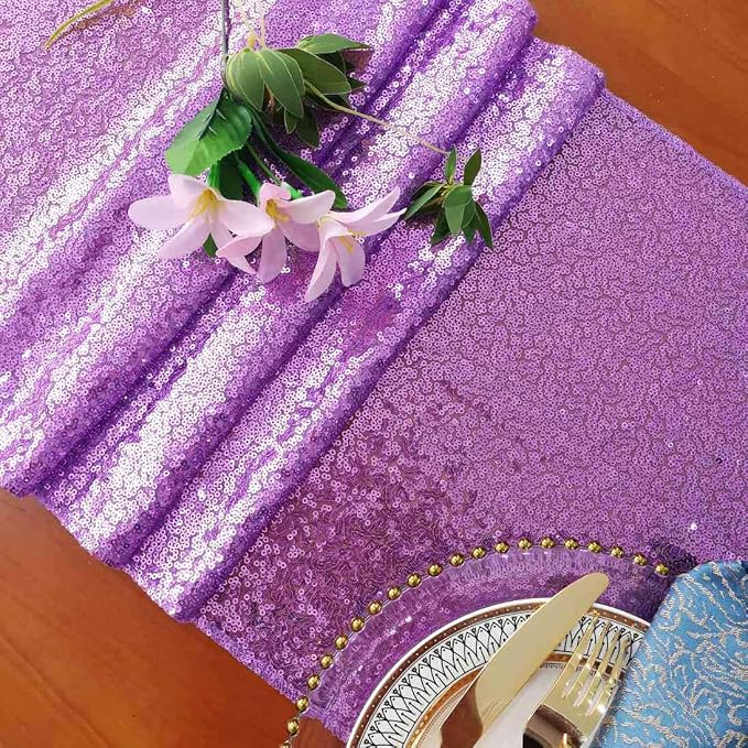 ShiDianYi Lavender Table Cover 12x72 - Image 7