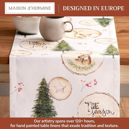 Maison d' Hermine Table Runner 100% Cotton 14.50" x 48" | Table Runners 48 - Image 2
