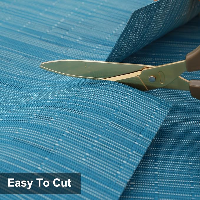 Table Runner 55 Inches Long, Vinyl Woven Heatproof Table Runners | Washable - Image 7