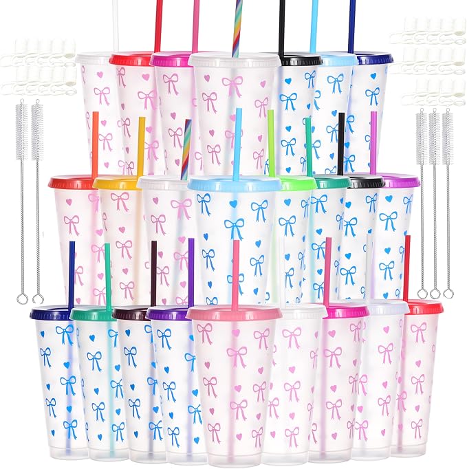 24 oz Reusable Plastic Cups, Custom Cups by Alohastarttg