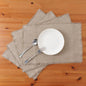 100% Pure Linen Placemats Set of 4 by HSOFTIFY