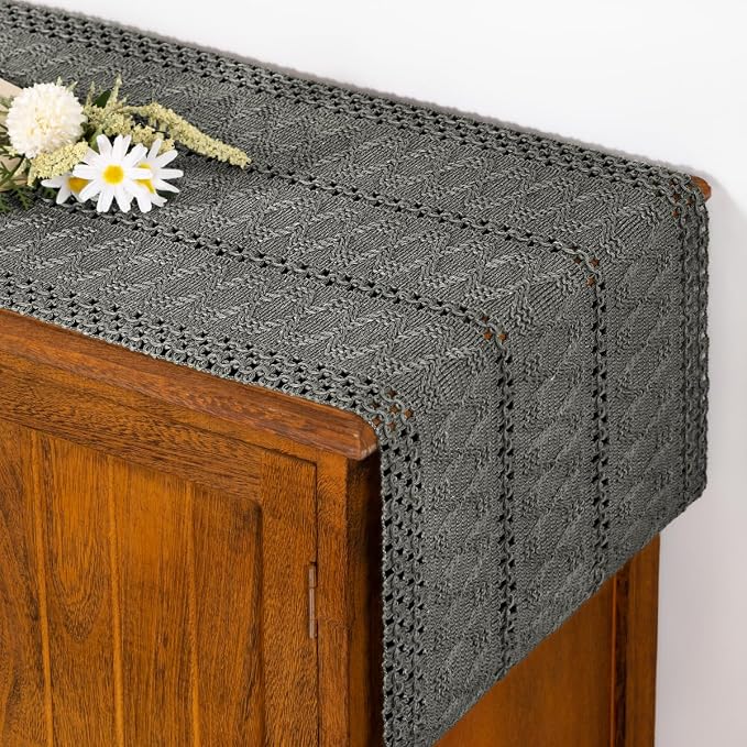 Boho Table Runner Summer Farmhouse Rustic Dining Dresser Scarf Home Decor | by Socomi