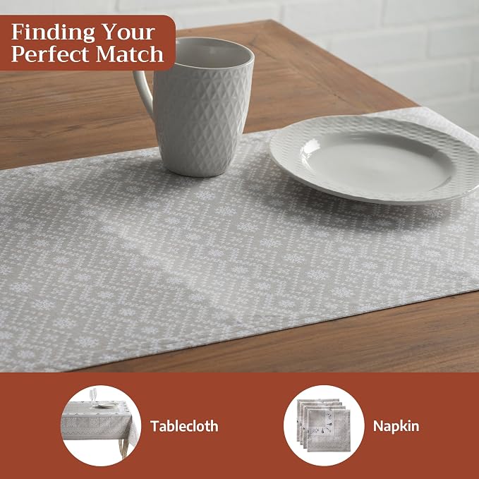Maison d' Hermine Table Runner 100% Cotton 14.50" x 72" | Table Runners 72 - Image 4