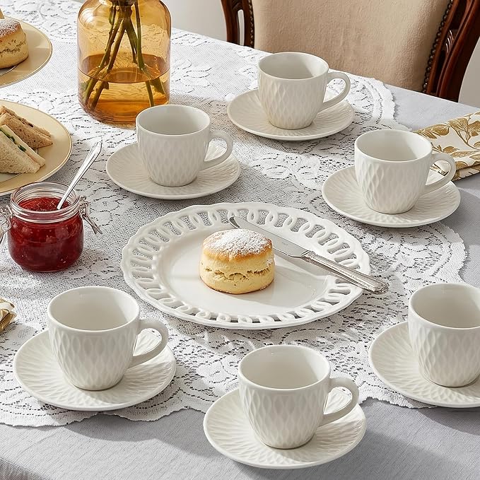 3-Ounce Espresso Cups Set of 6, Mini Coffee Cups - Image 7