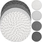 8" Trivets Set for Hot Dishes, 4 Heat Resistant Pot Holders Kitchen Counter, Table, Home Essentials, Anti Stain Hot Pads Plate Mats for Hot pots and Pans
