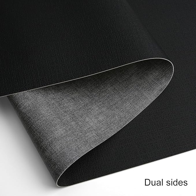 Table Runners 55 Inch Long, Dual-Sided Faux Leather Table Runner | Waterproof - Image 2