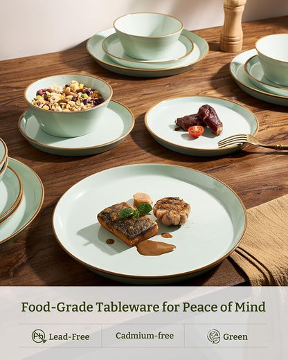 Famiware Saturn Dinnerware Sets, Ceramic Dishes - Image 4
