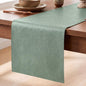 Artoid Mode Sage Double Sided Vinyl Faux Leather Table Runner, Seasonal by ArtoidMode