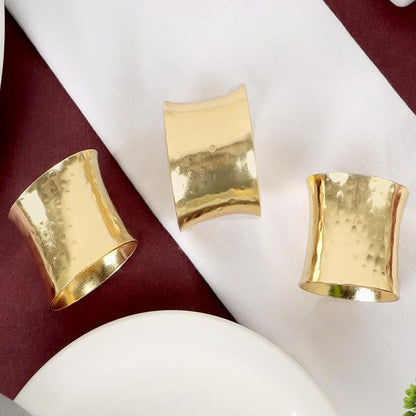 Premium Iron Napkin Rings Set of 12, Stylish Iron Napkin Ring - Image 7