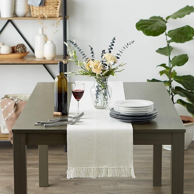 DII Variegated Tabletop Collection, Table Runner3x108 - Image 2