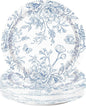WRAPAHOLIC 25Pcs Floral Paper Plates by WRAPAHOLIC