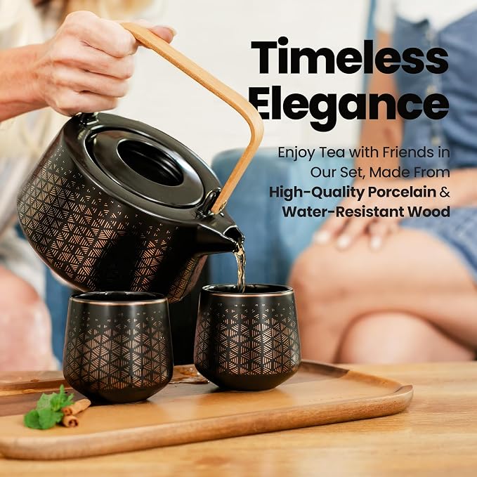 Viante Luxury Tea Set, Electric Kettle - Image 7