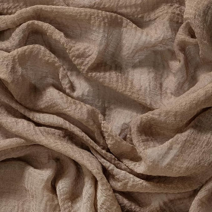 Cheesecloth Table Runner Summer Boho Wedding Shower Party Home Decor | Nude - Image 5
