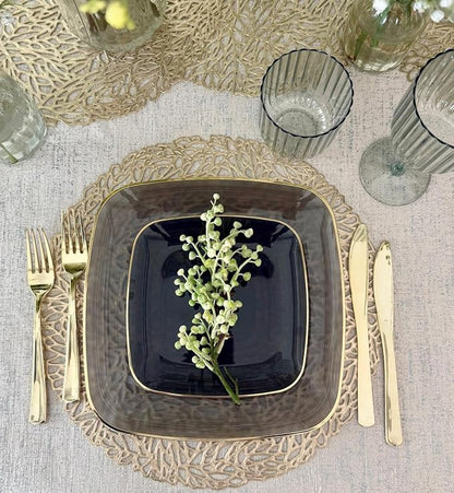 " OCCASIONS " 150 Piece set-Wedding Plastic Plates & cutlery -Disposable - Image 6