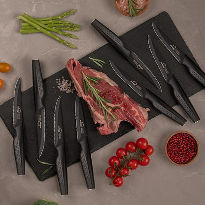 Steak Knives, Steak Knives Set of 8, Stainless Steel Steak Knife Set, Serrated - Image 6