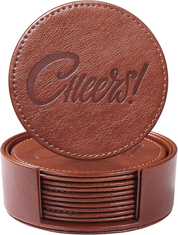 Coasters for Drinks Set of 6 by Unknown
